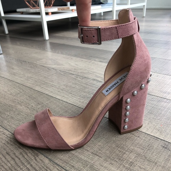 NWT Pink Steve Madden Heeled Sandals - Picture 5 of 8